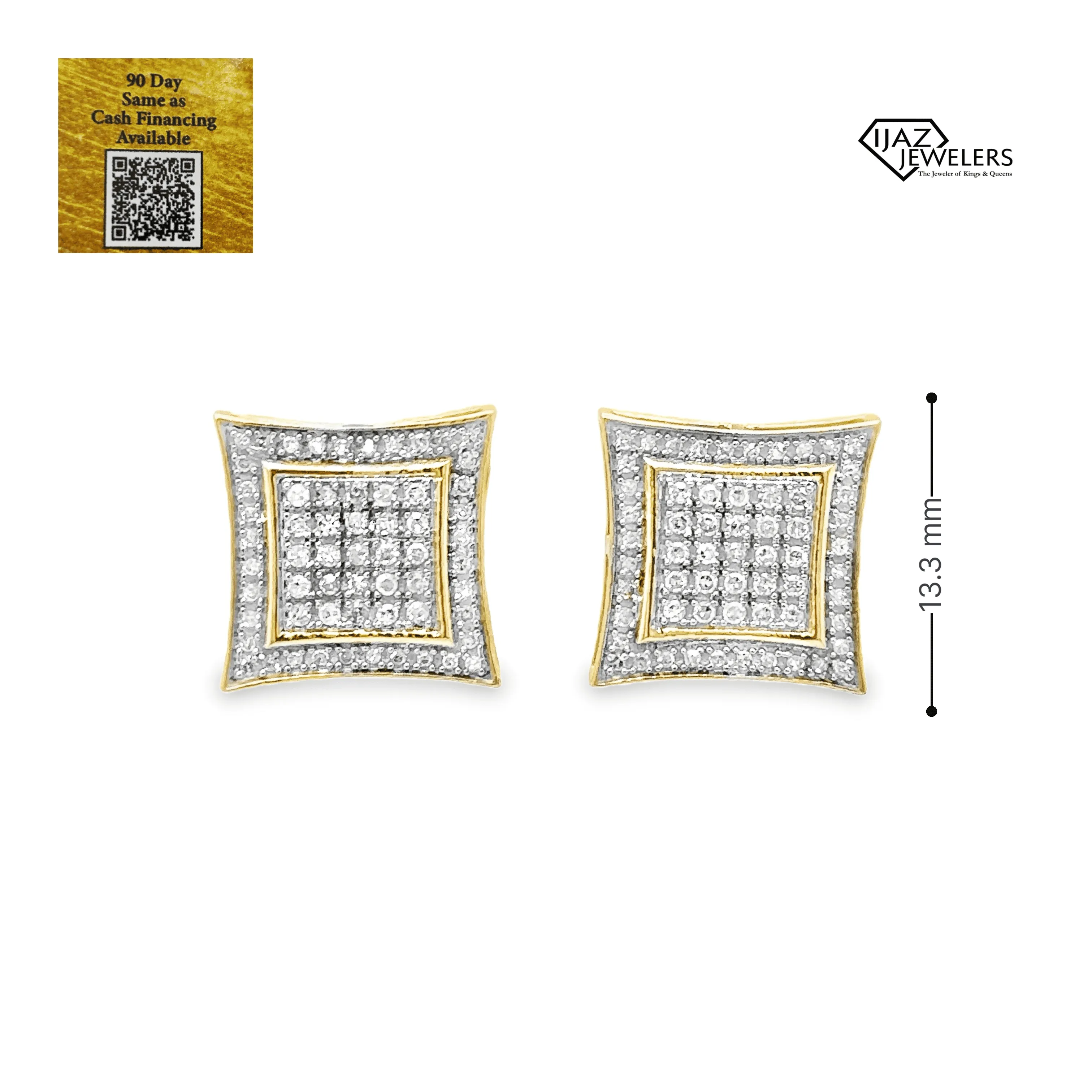 10K Gold 0.54 CTW Diamond Earrings