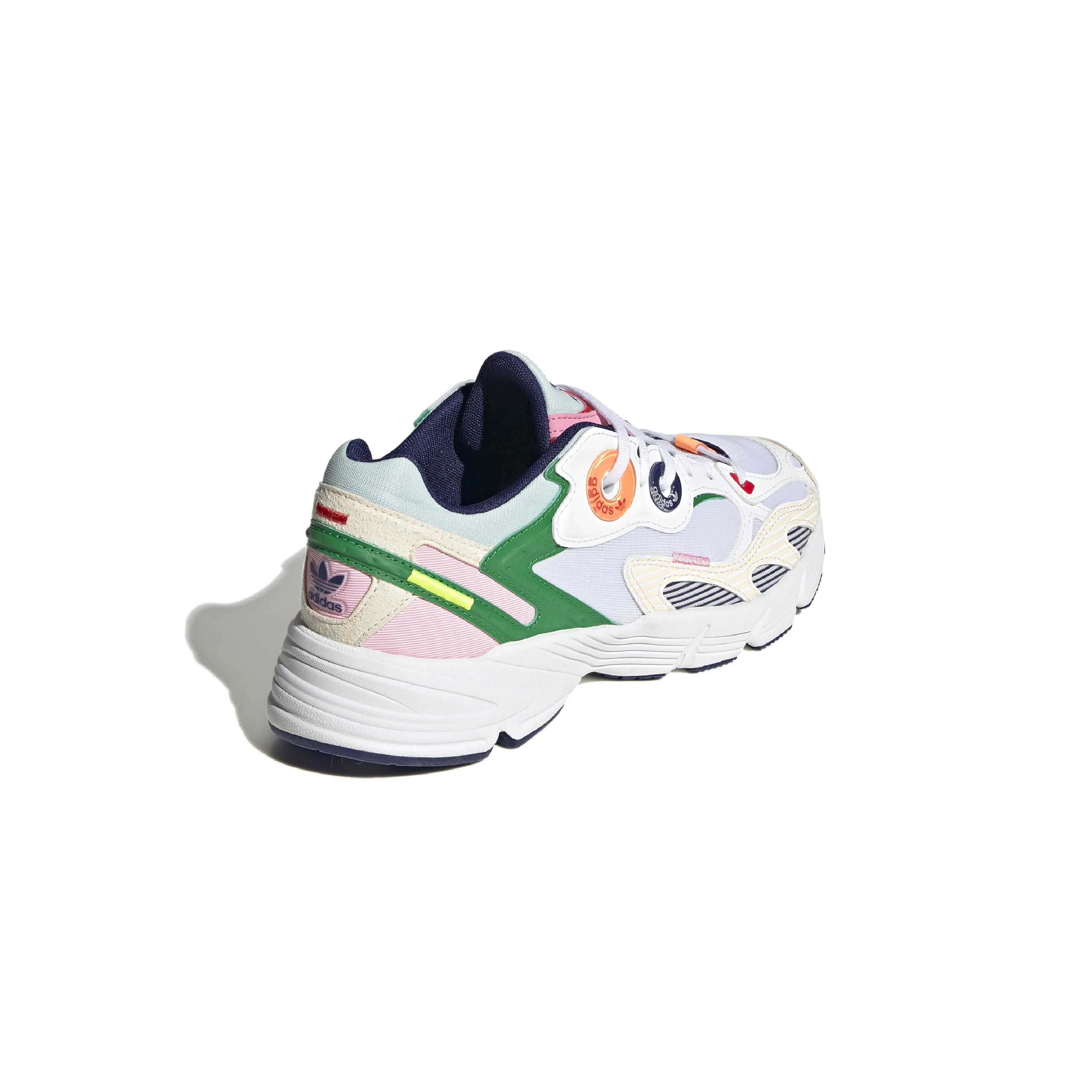 adidas Astir Cloud White / Green / Bliss Orange