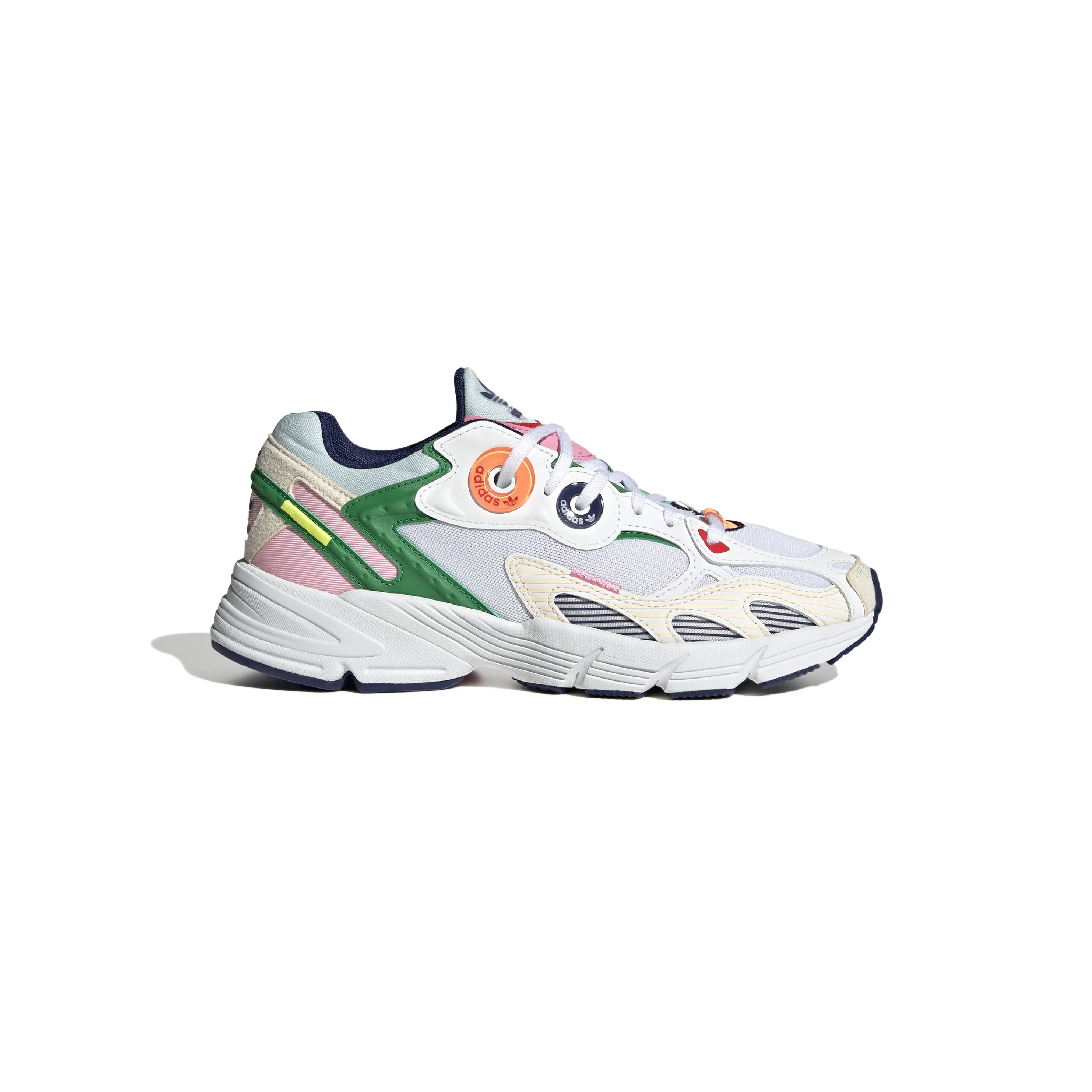 adidas Astir Cloud White / Green / Bliss Orange