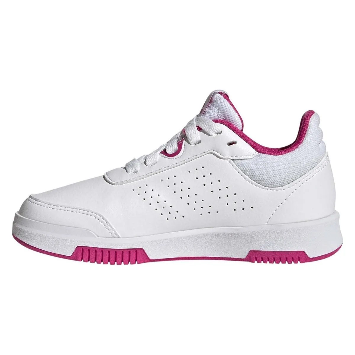 ADIDAS JUNIOR TENSAUR 2.0 WHITE/MAGENTA SHOES