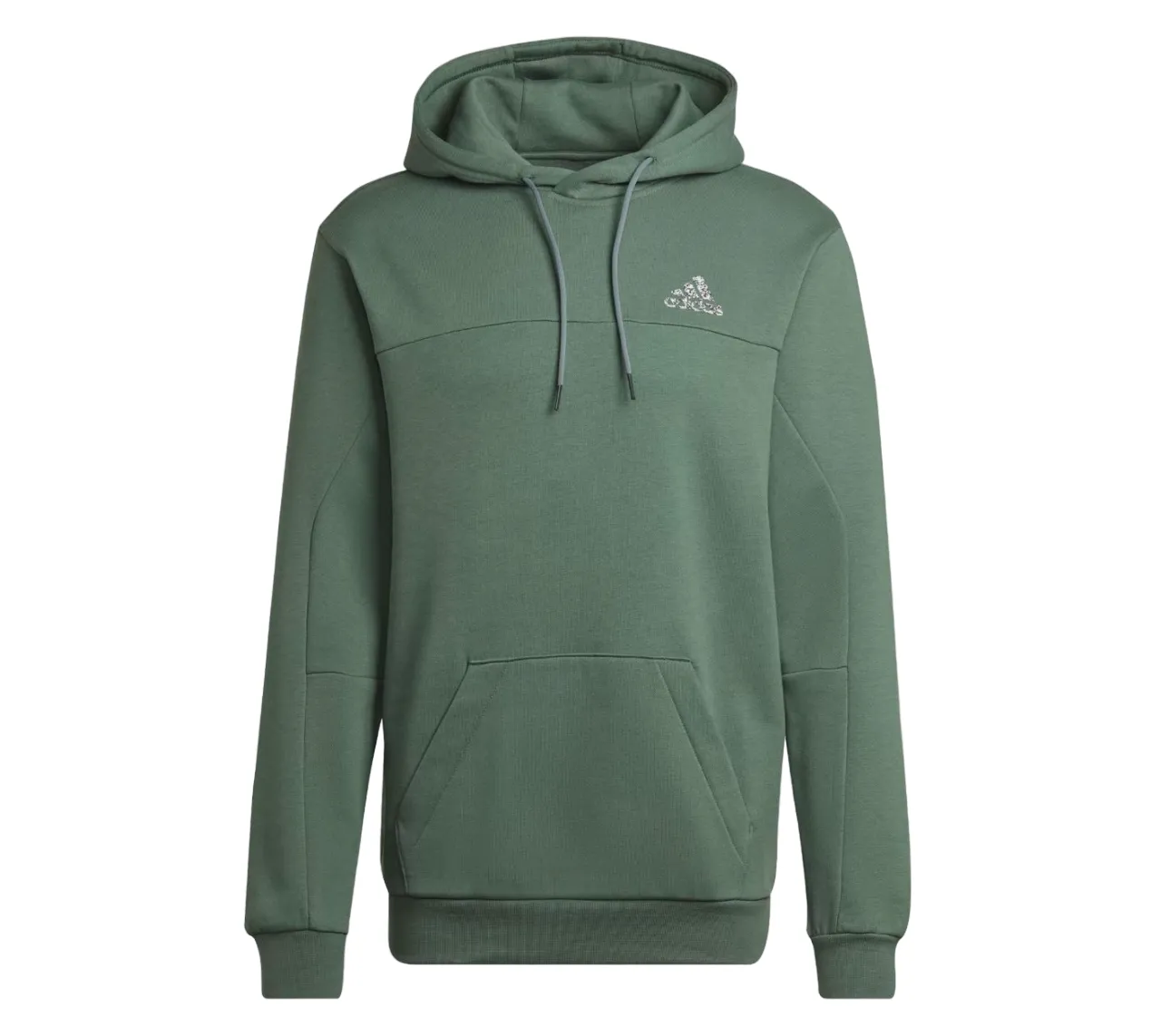 Adidas Mens Stadium Fleece Badge Of Sport Green Hoodie