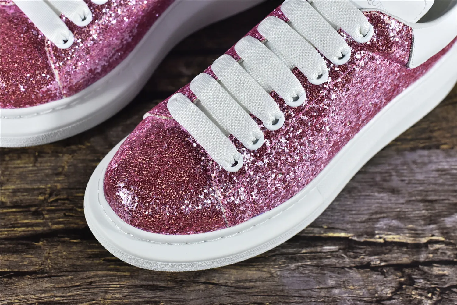 Alexander McQ Oversized Pink Glitter