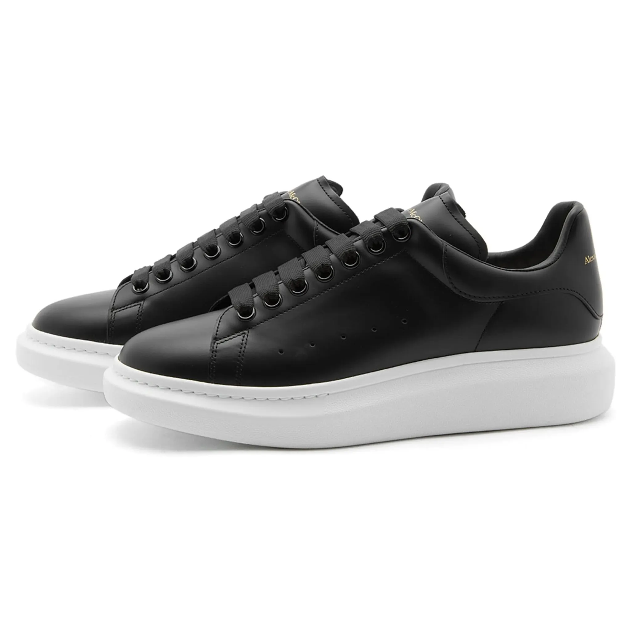 Alexander Mcqueen Raised Sole Black Sneaker (W)