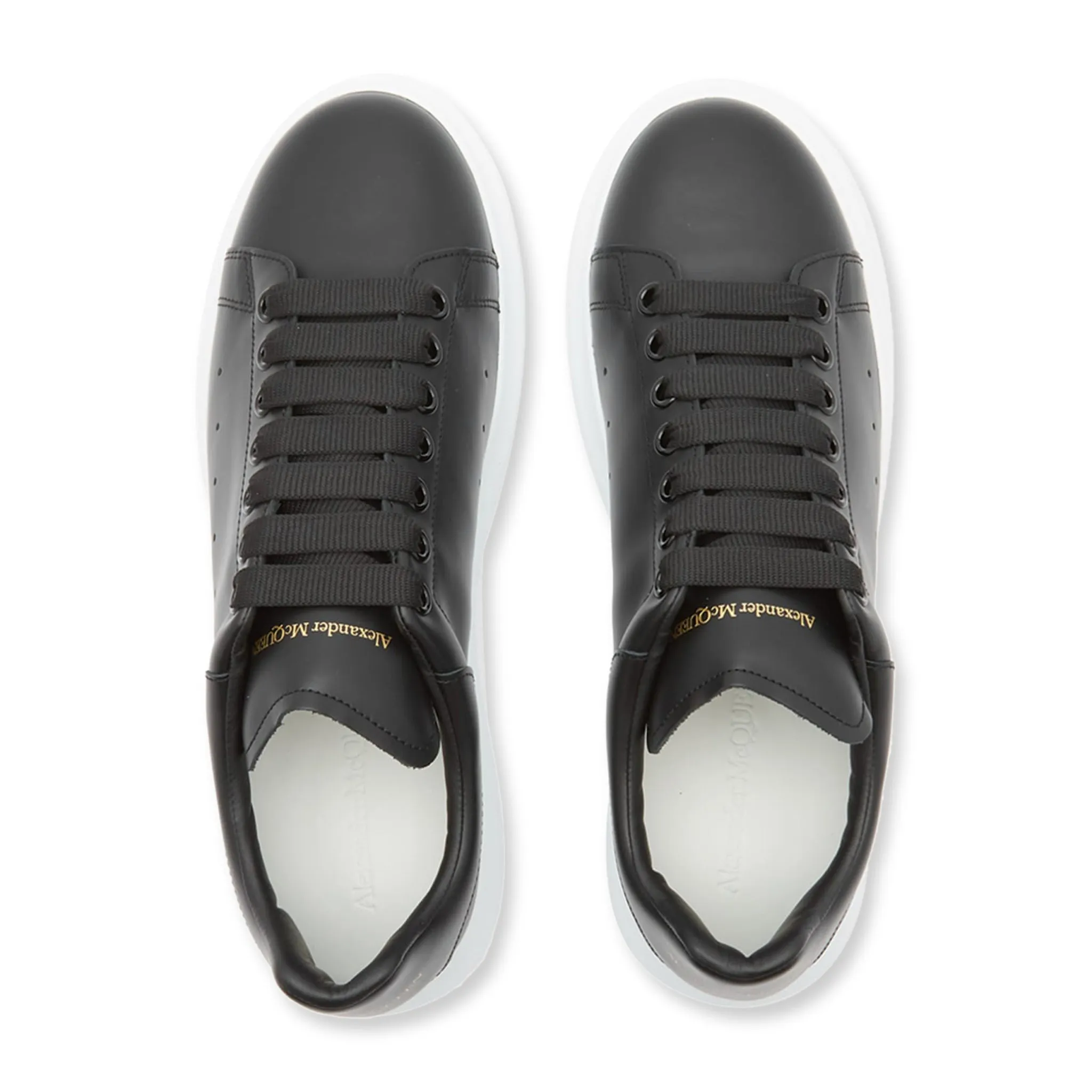 Alexander Mcqueen Raised Sole Black Sneaker (W)