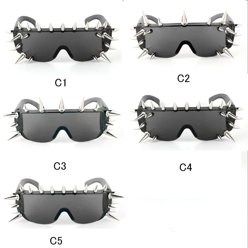 Ashore Shop Rivet Spike Wild Rock Bar Sunglasses Goggles Women Men