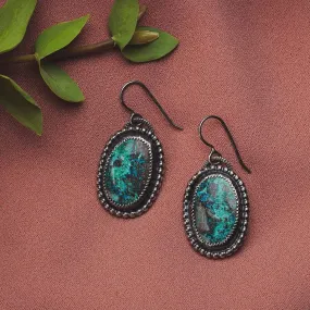 Azurite Gemstone Earrings