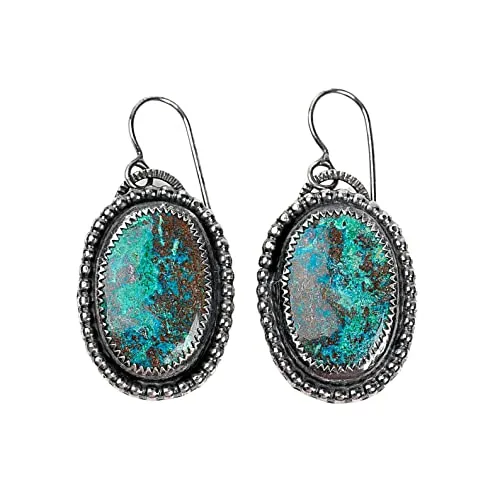 Azurite Gemstone Earrings