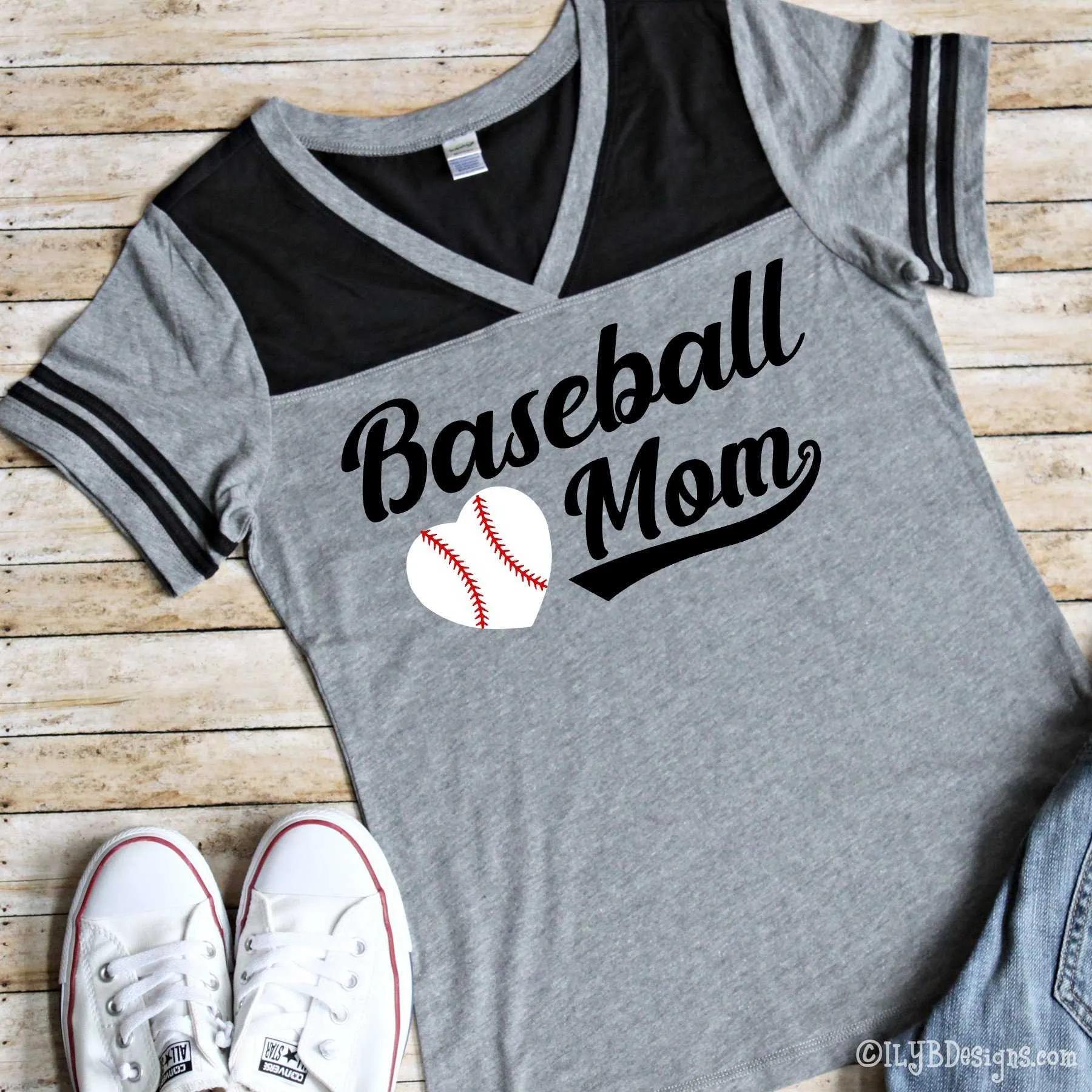 Baseball Mom Shirt - Personalized Baseball Mom T-shirt