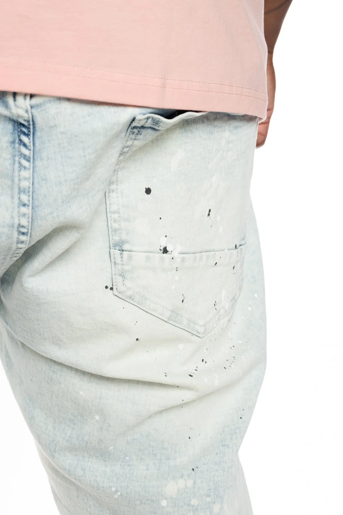 Big And Tall Mushroom  Fashion Jeans - Plaster Blue