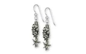 Bluebonnet Earrings Jewelry Sterling Silver Handmade Flower Earrings BB9-E