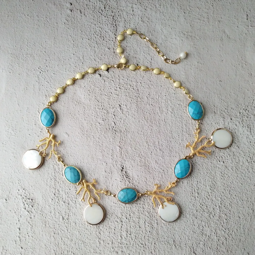 Branch Coral Link Necklace