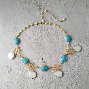 Branch Coral Link Necklace