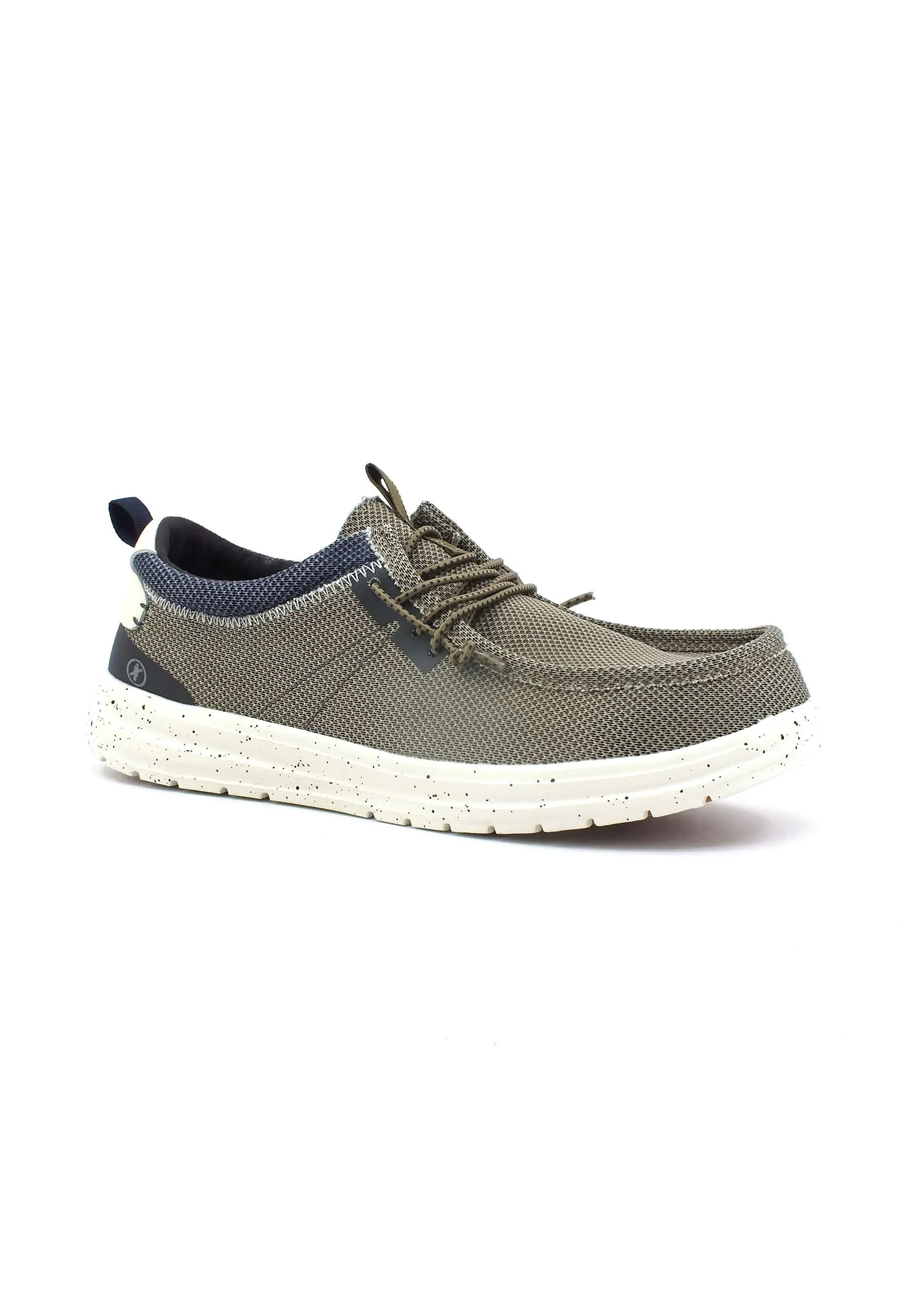 CAFENOIR Sneaker Vela Uomo Verde Taupe TM9004