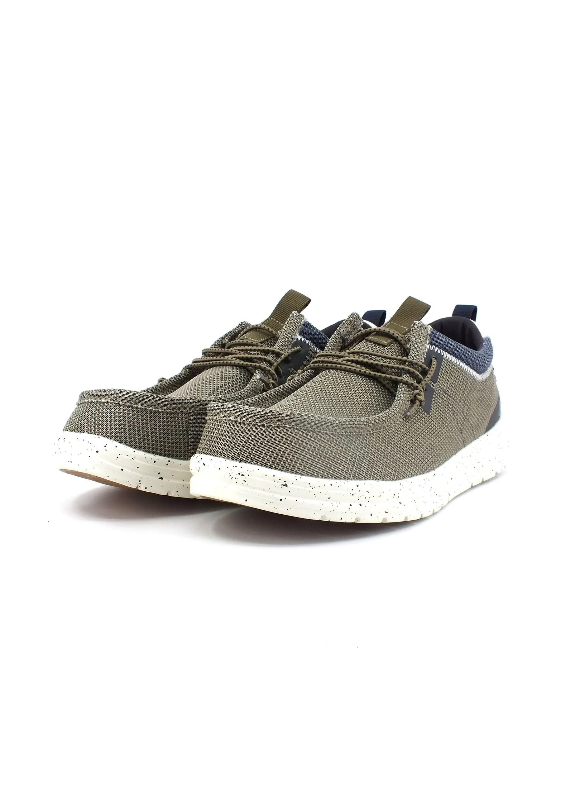 CAFENOIR Sneaker Vela Uomo Verde Taupe TM9004