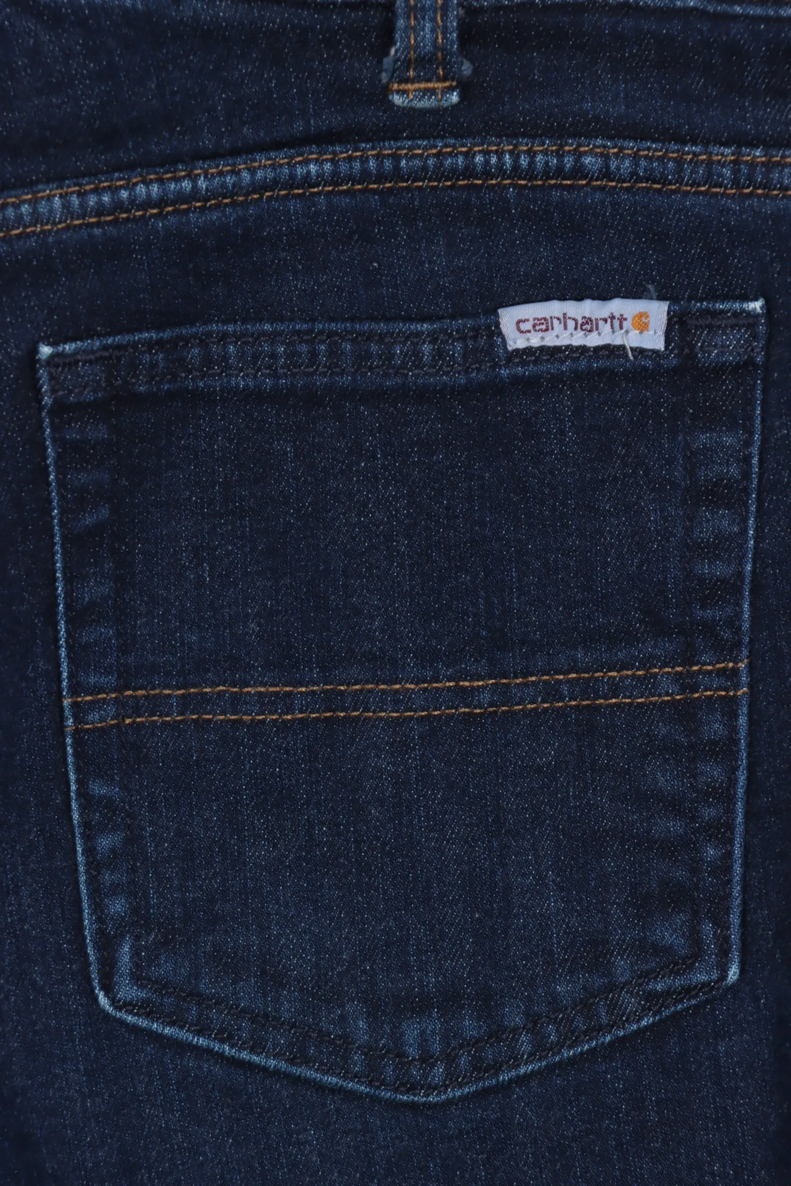 CARHARTT 'Original Fit' Straight Dark Wash Lined Jeans (Women's 8)