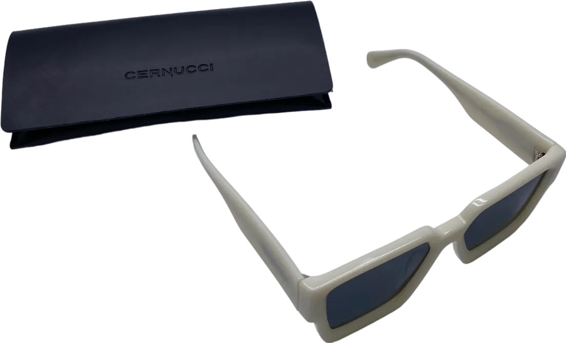 Cernucci Cream Edge Sunglasses One Size