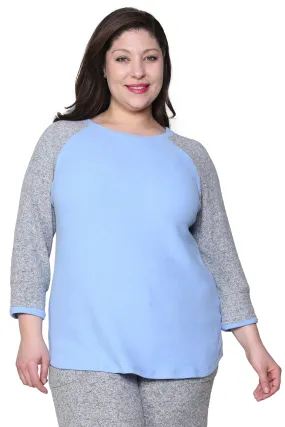 Comfort Collection Plus Size Baseball Tee