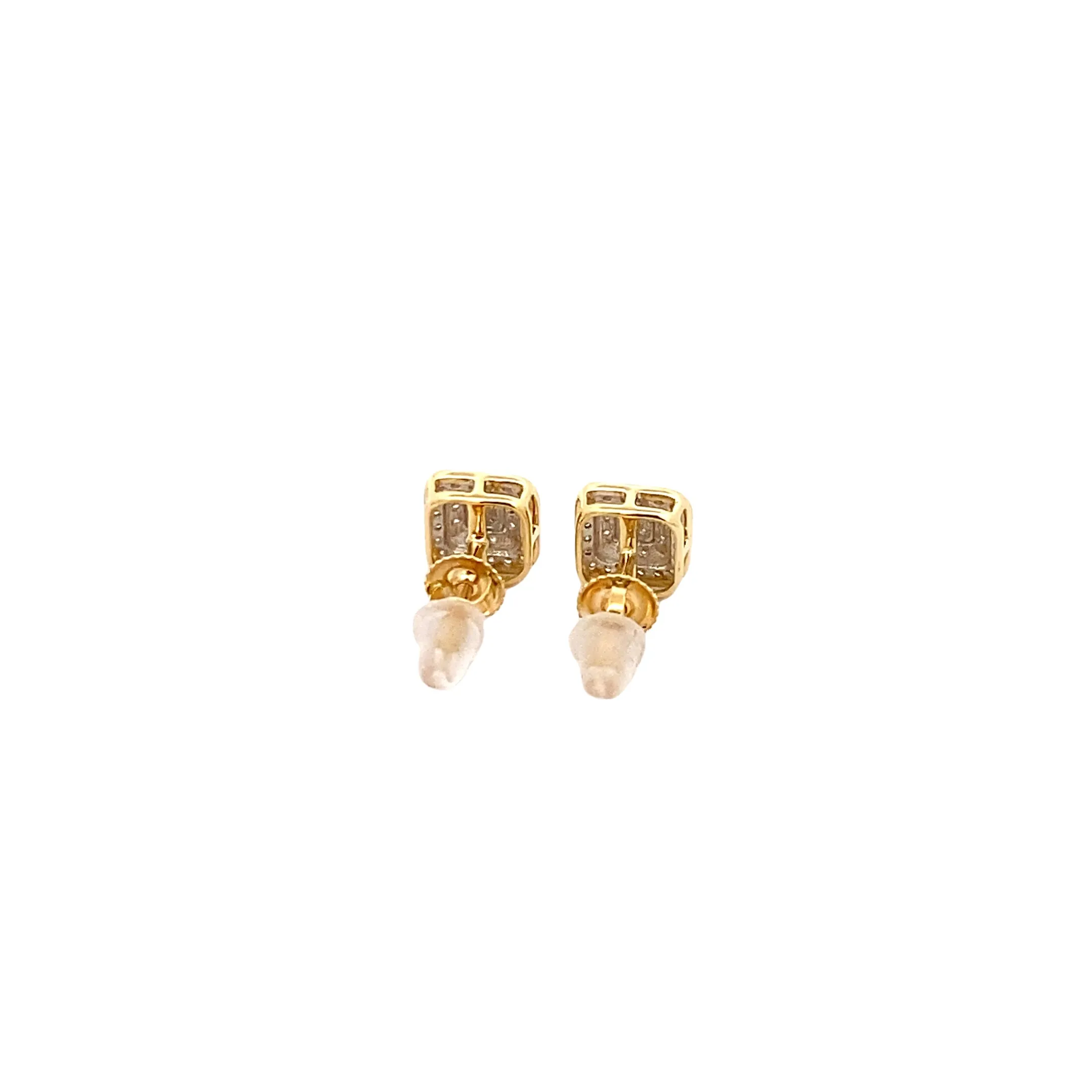 Diamond 0.16Ctw Earrings