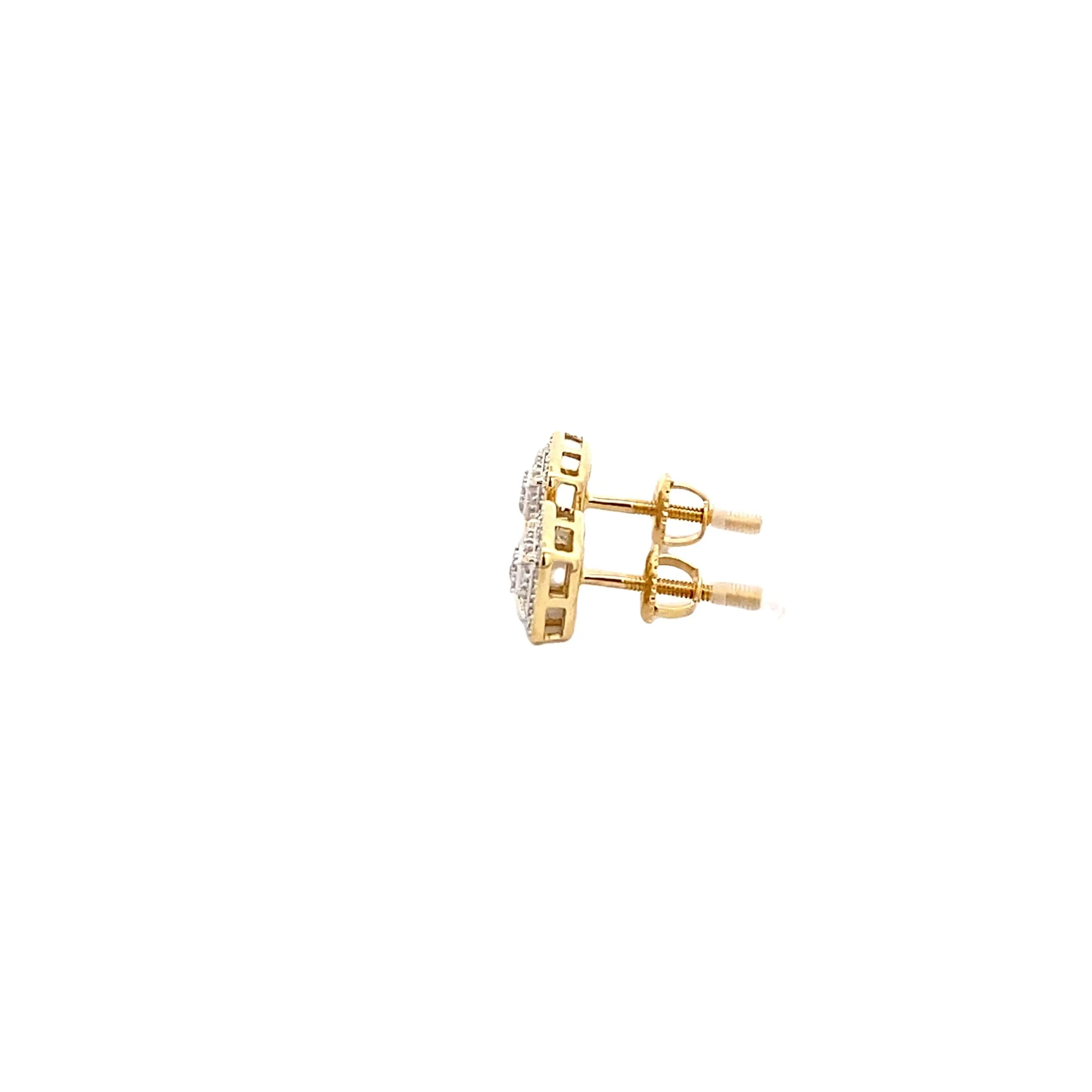 Diamond 0.16Ctw Earrings