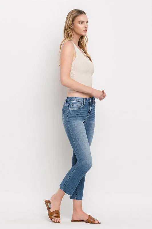 FINAL SALE - Vervet Midrise Slim Straight Jeans