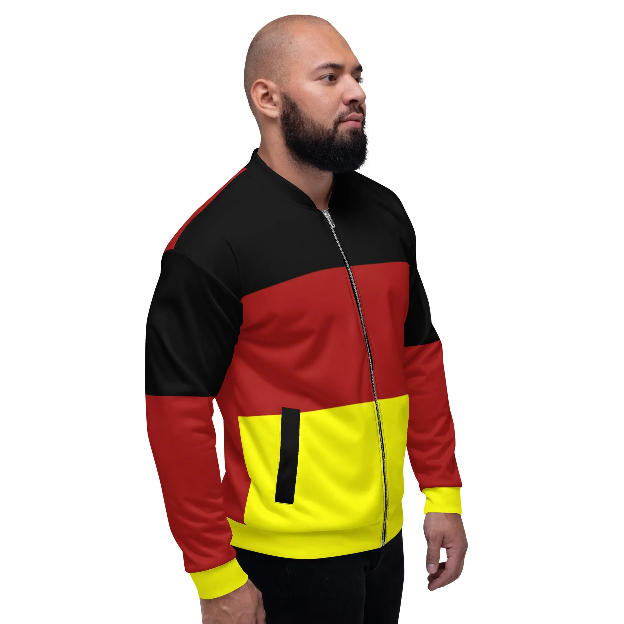 Germany Flag Jacket / Unisex Bomber Jacket For Germany Lover