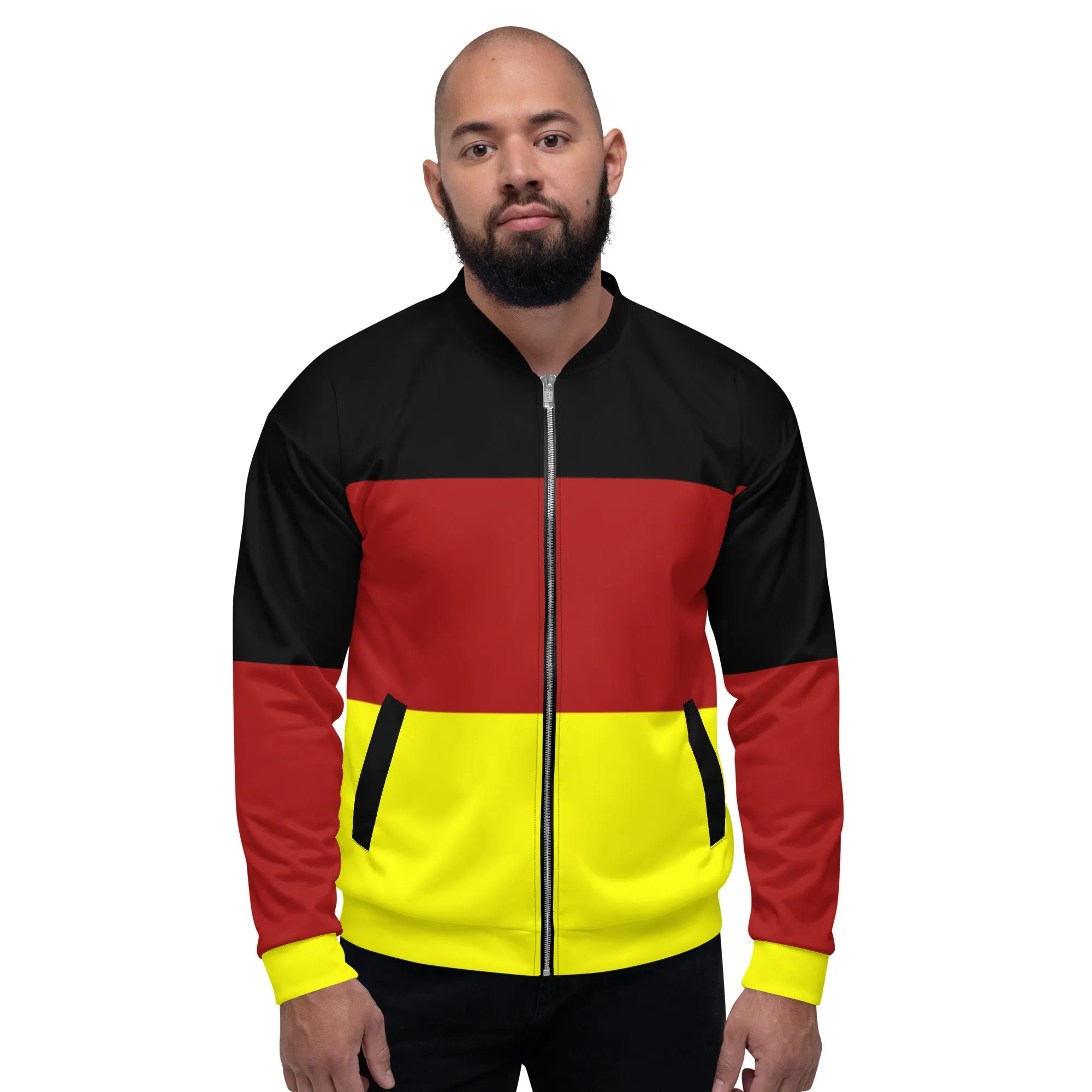 Germany Flag Jacket / Unisex Bomber Jacket For Germany Lover