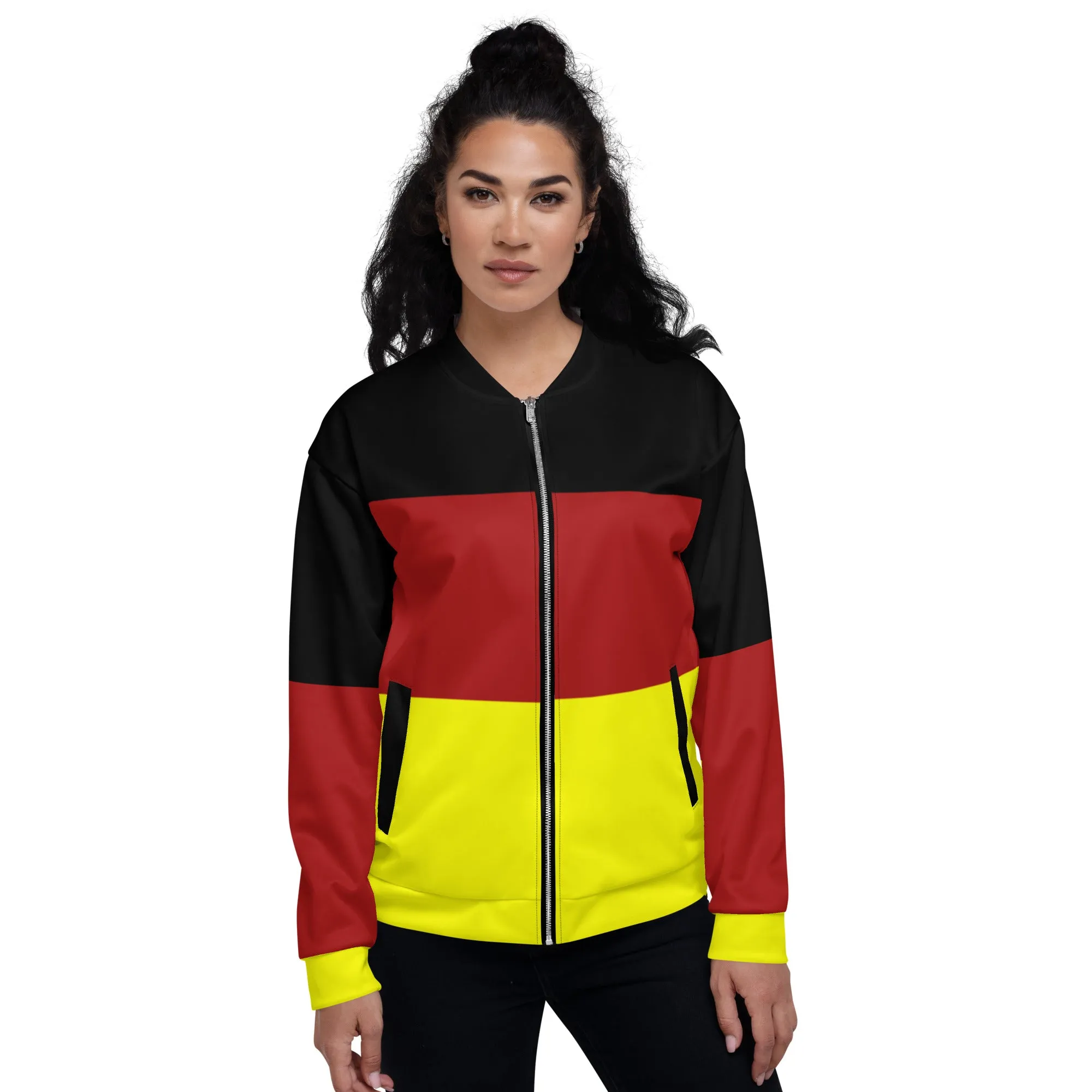 Germany Flag Jacket / Unisex Bomber Jacket For Germany Lover