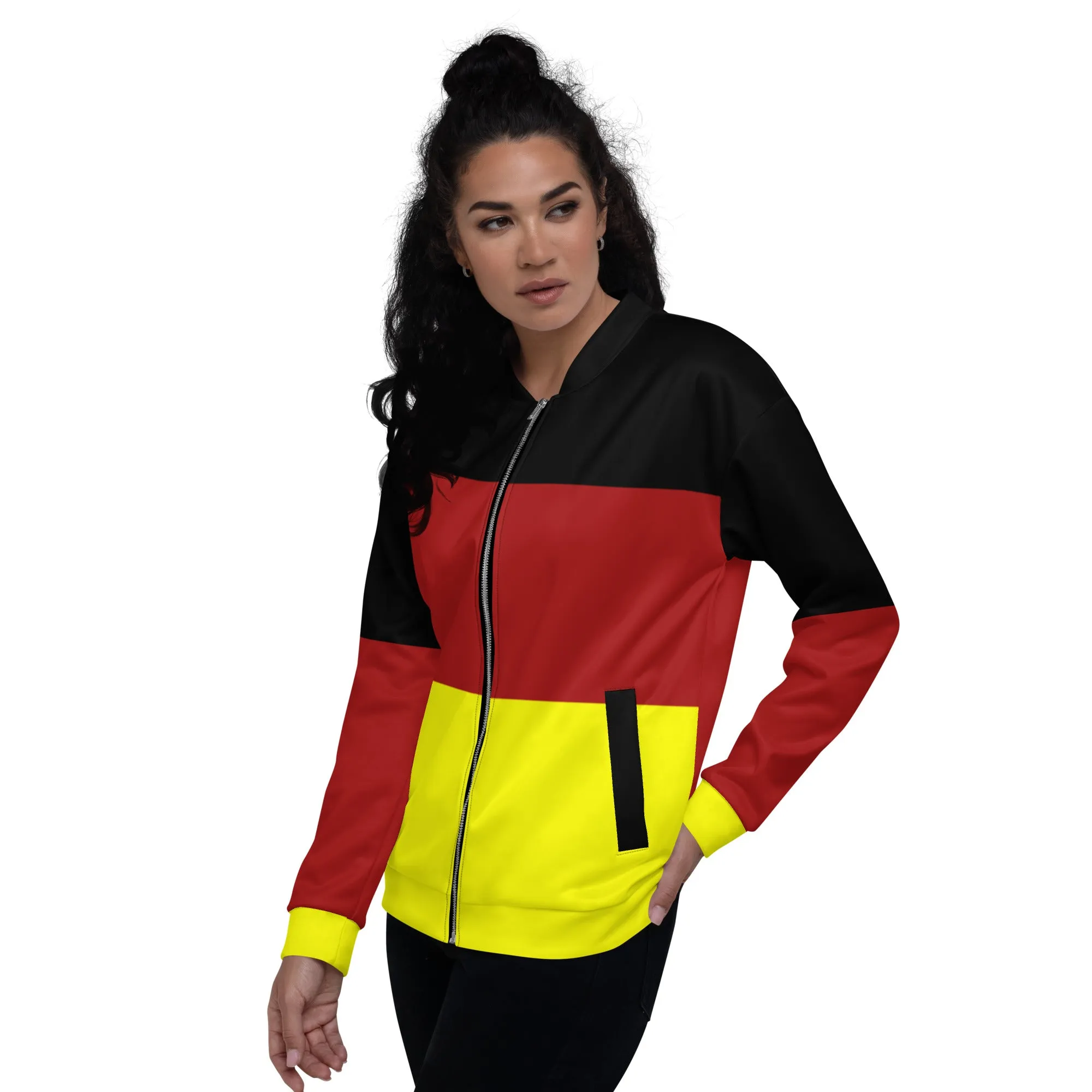 Germany Flag Jacket / Unisex Bomber Jacket For Germany Lover