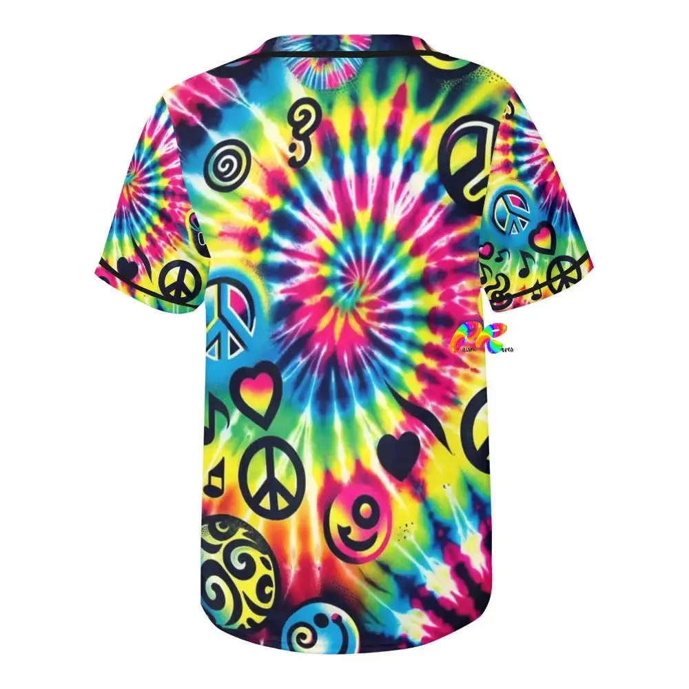 Happy Vibes Rave Baseball Jersey