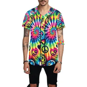 Happy Vibes Rave Baseball Jersey