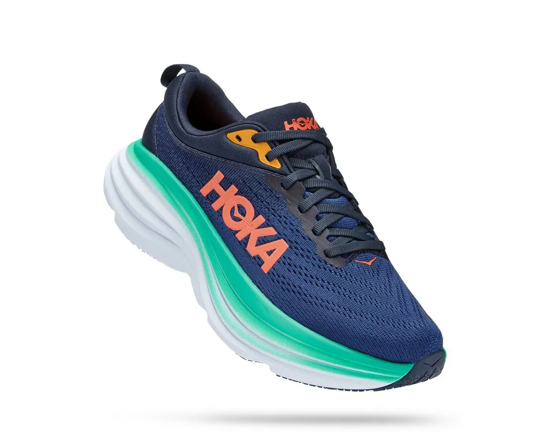 HOKA - Womens Bondi 8 Outer Space/Bellwether Blue