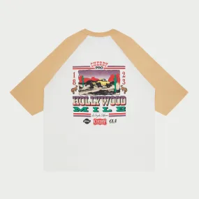 Hollywood Mile Baseball Tee (Camel)