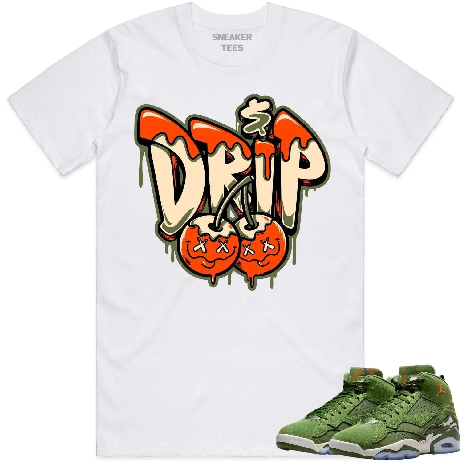 Jordan MVP 678 Sky J Olive Shirt to Match - CELADON MONEY DRIP