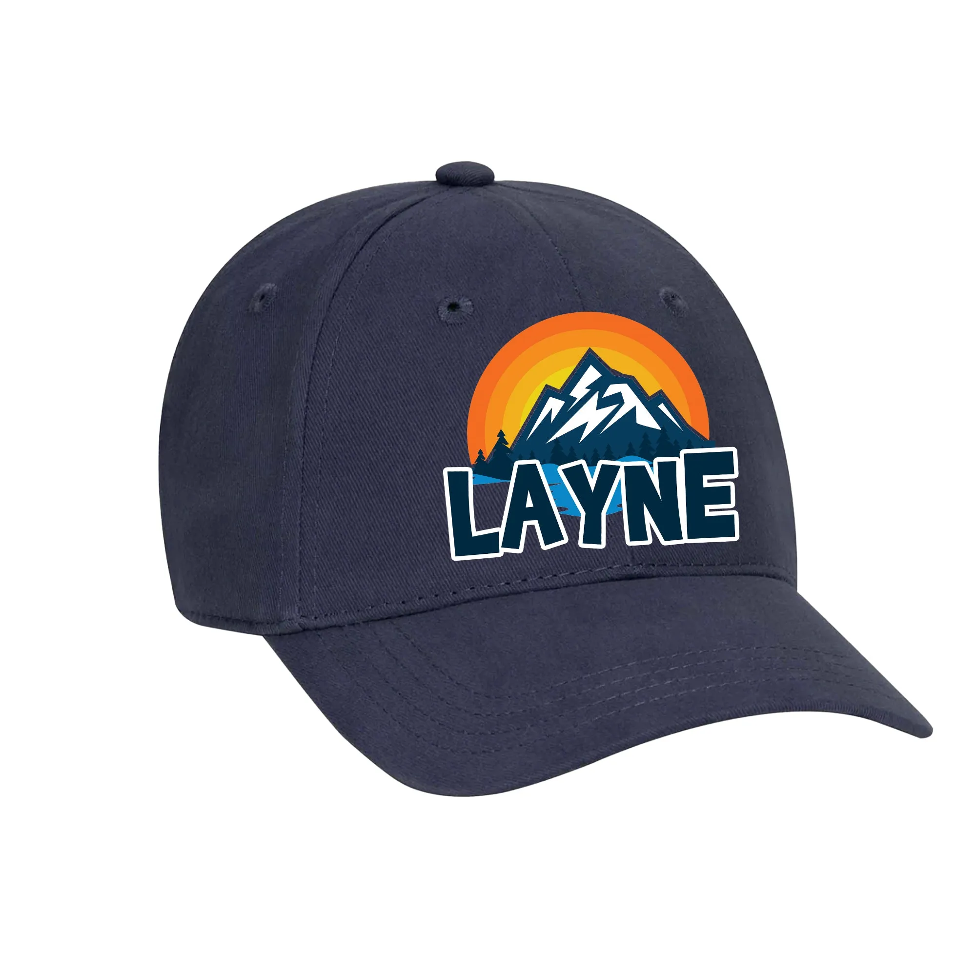 KIDS Personalized Hat - Mountain Name