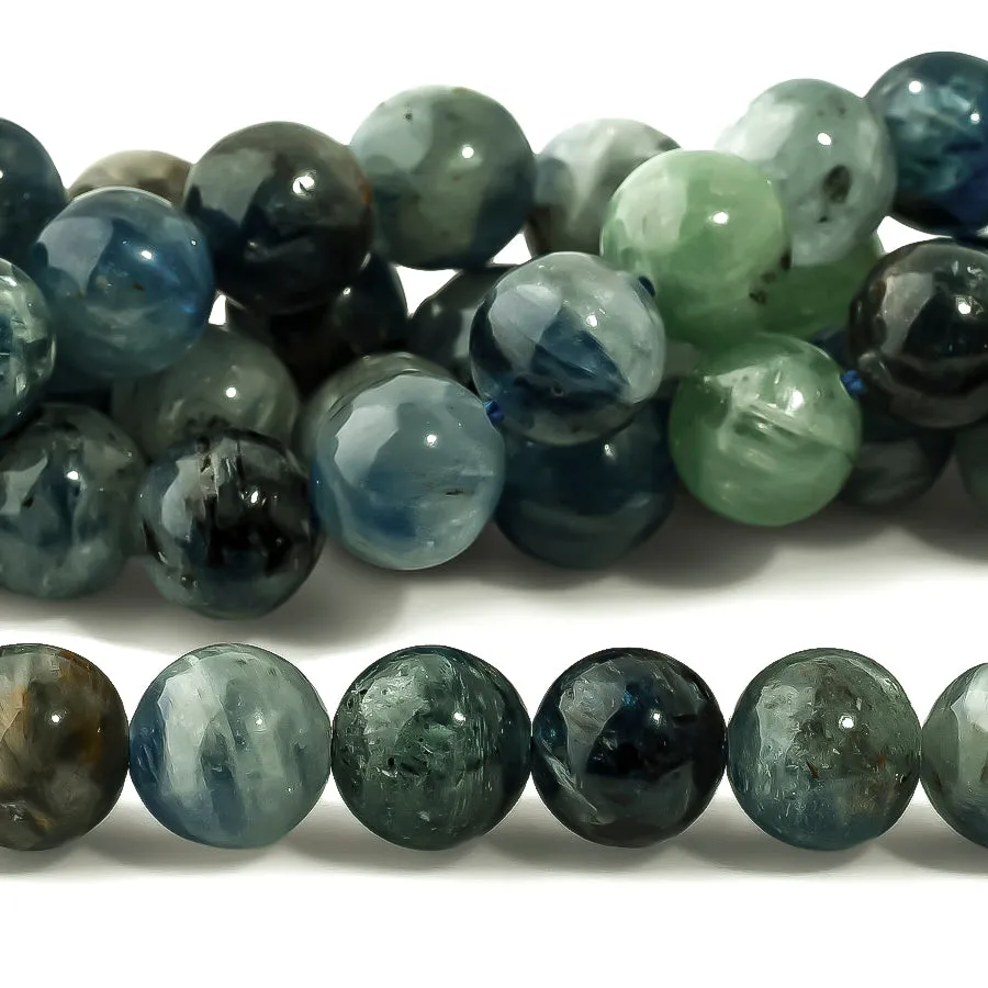 Kyanite Multi 8mm Round - 15-16 Inch