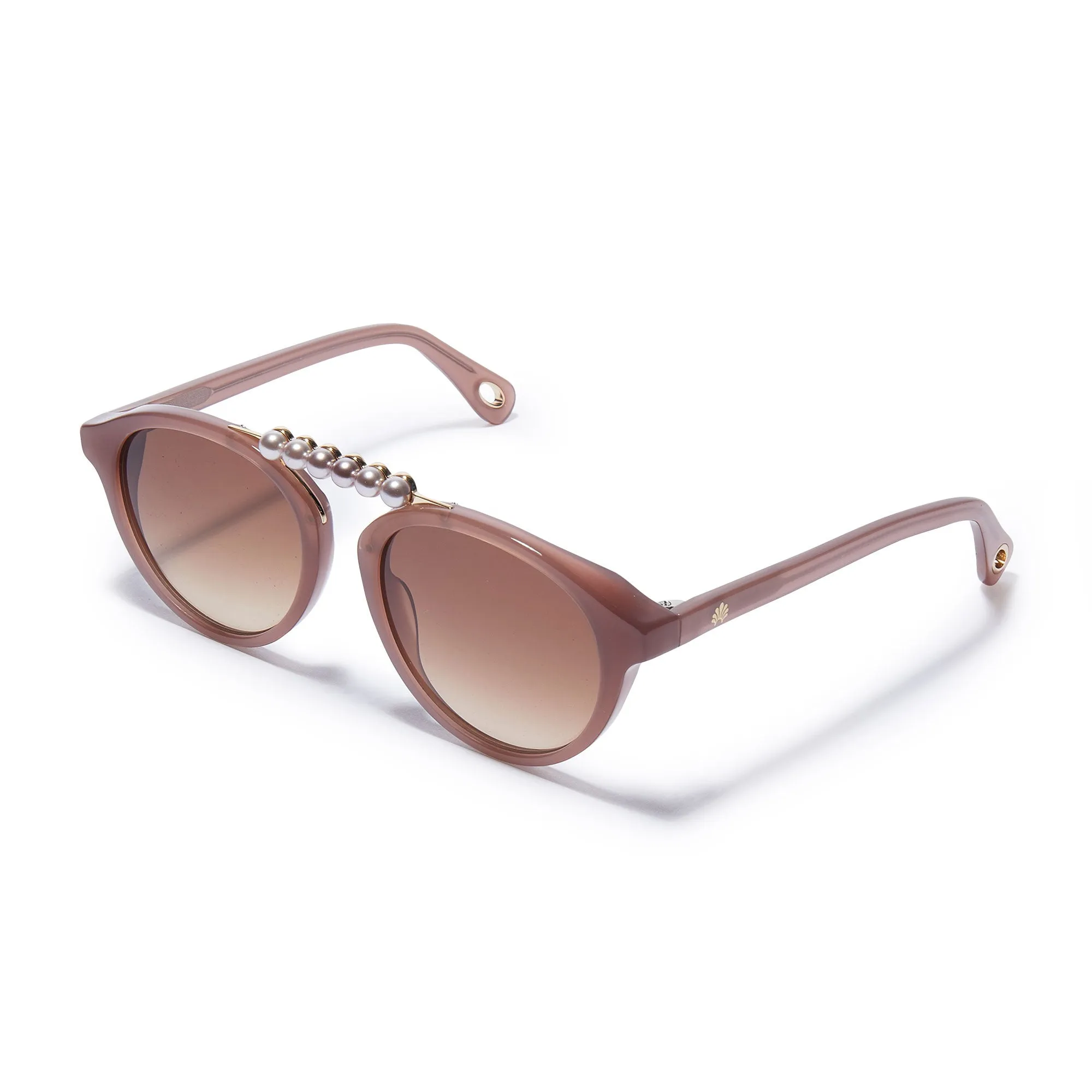 MAUVE PEARL COURTSIDE SUNGLASSES