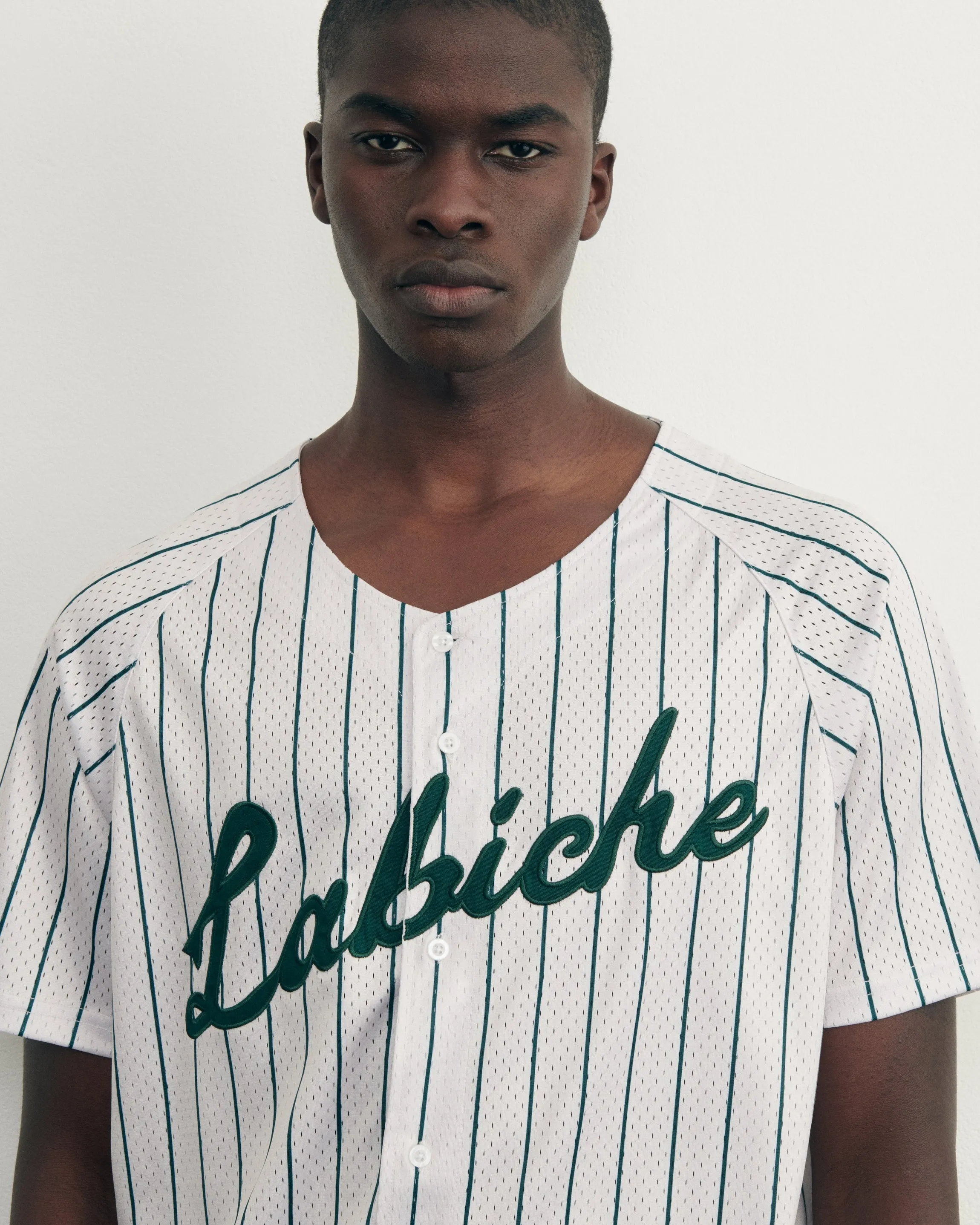 Mortemart "mesh" baseball t-shirt