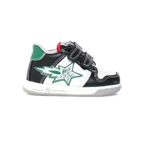 Naturino Toddler's (Sizes 22-26) Frankie White/Black/Green Star