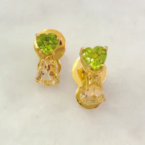 Peridot & Citrine Separates Earrings