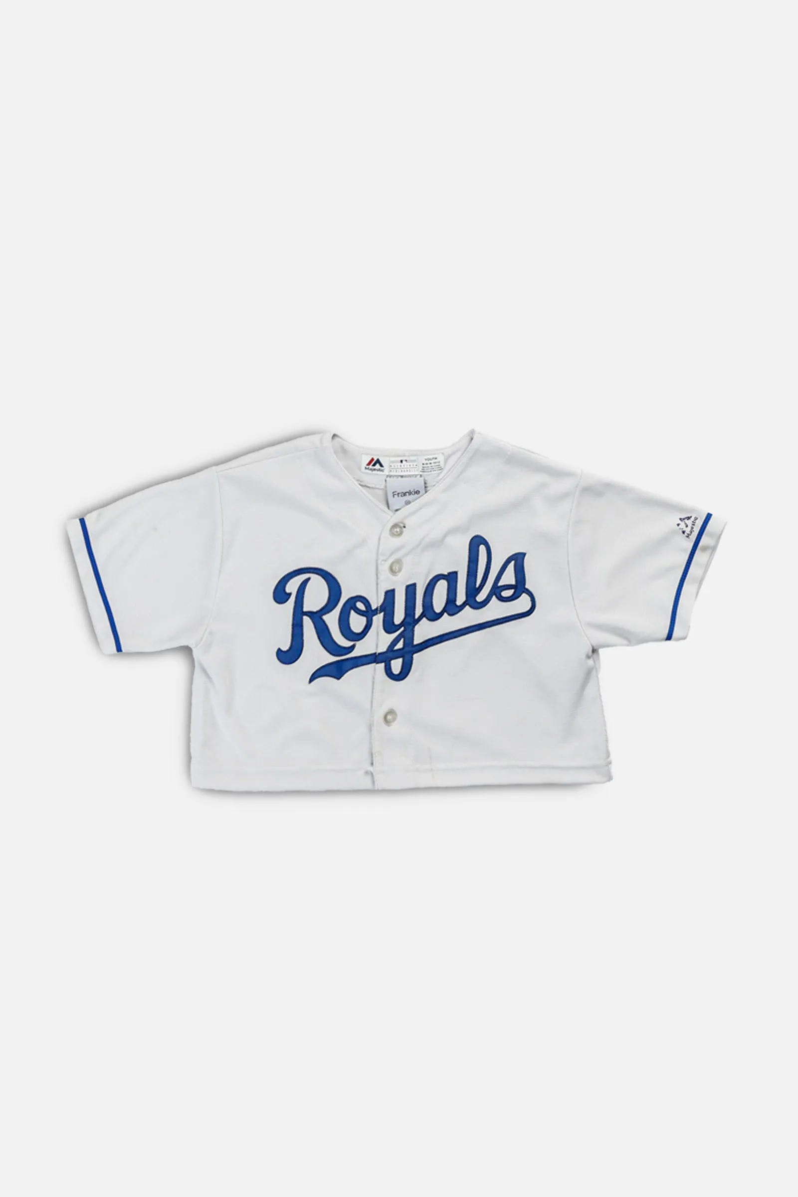 Rework Crop Kansas City Royals MLB Jersey - XS