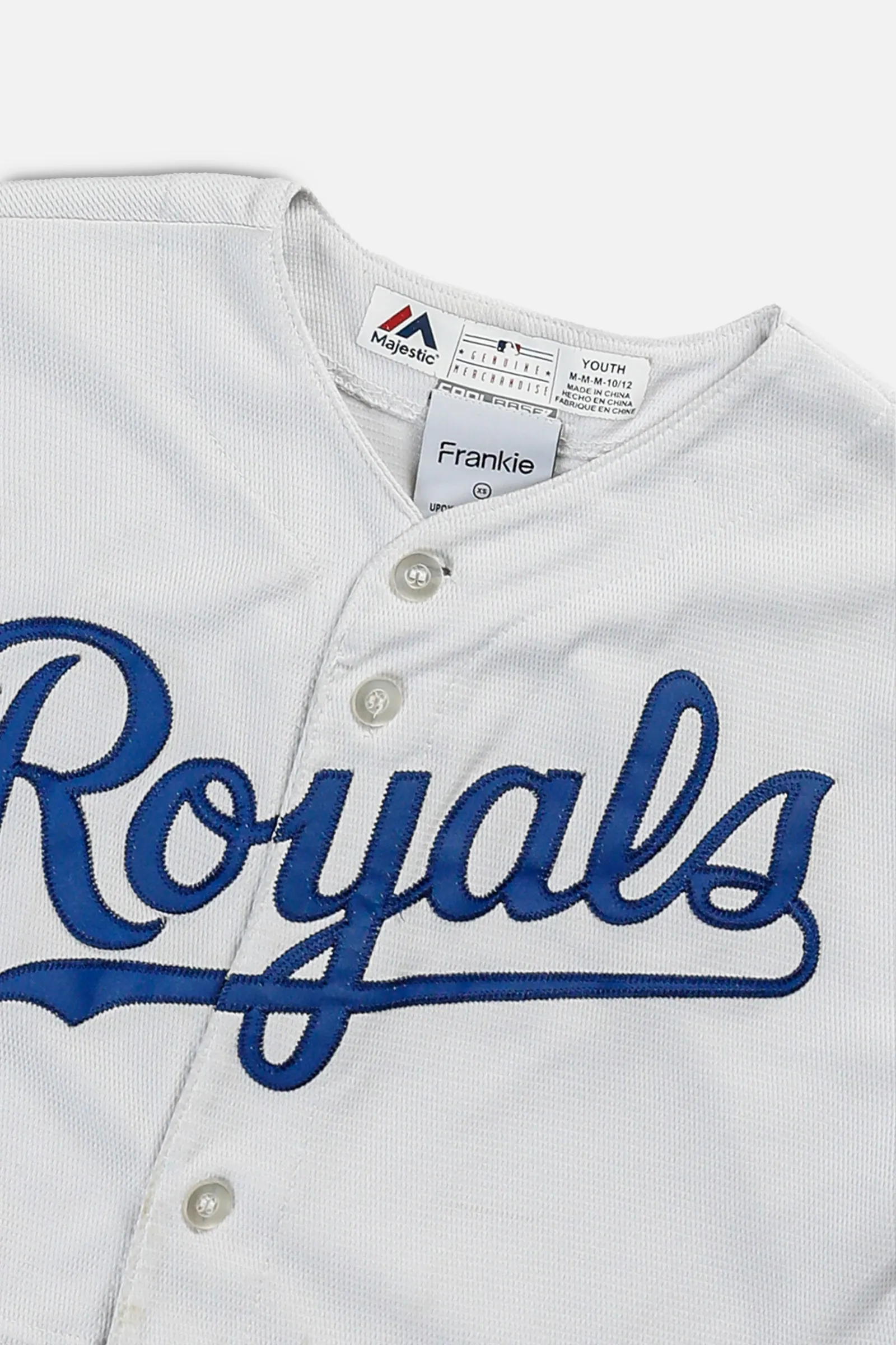 Rework Crop Kansas City Royals MLB Jersey - XS