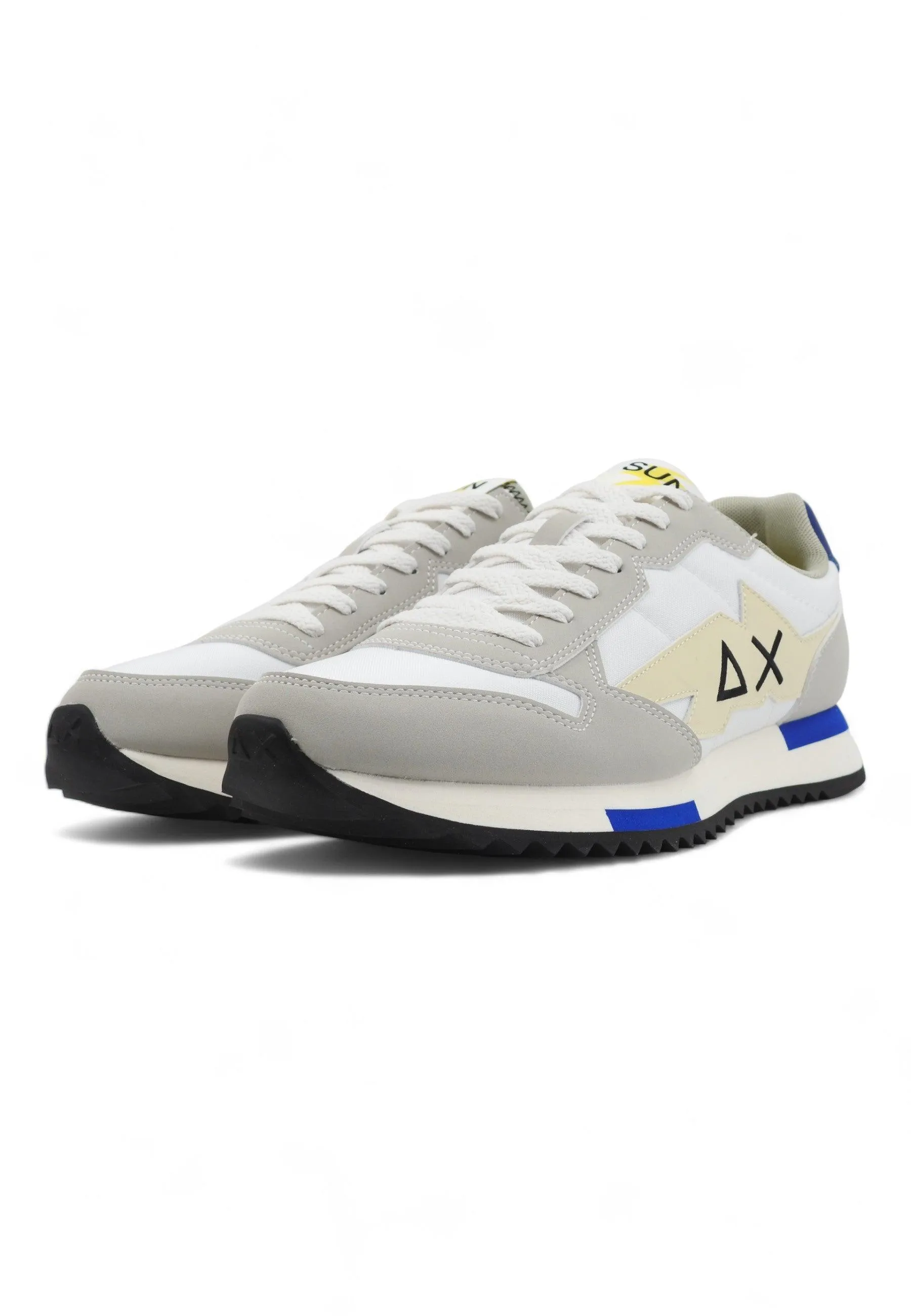 SUN68 Niki Solid Sneaker Uomo Bianco Z34120