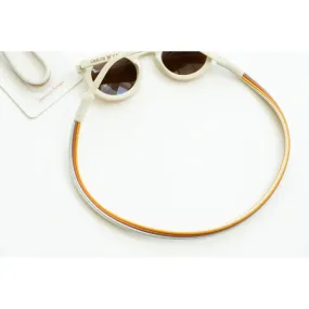 Sunglasses Straps- Golden Rust Light Blue