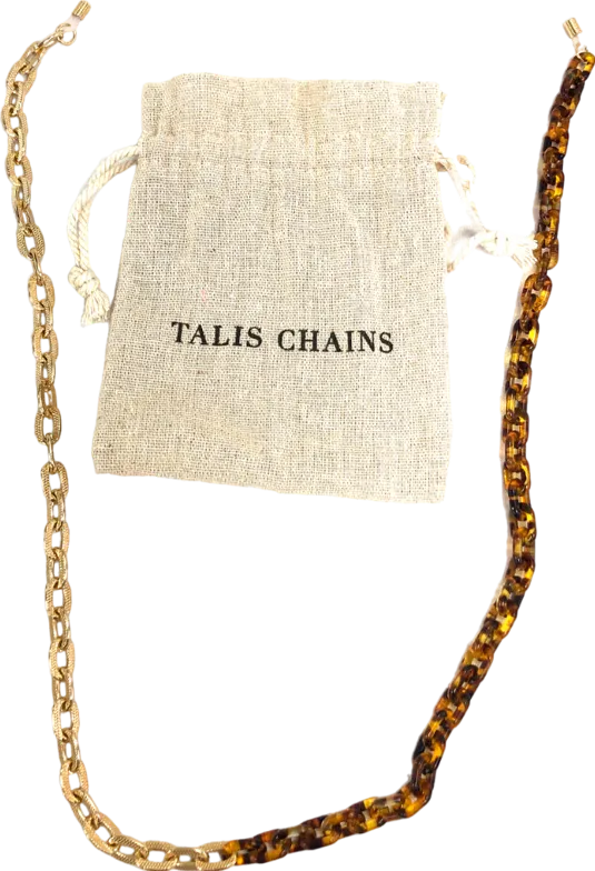 Talis chains Metallic Monte Carlo Tort Sunglasses Chain One Size