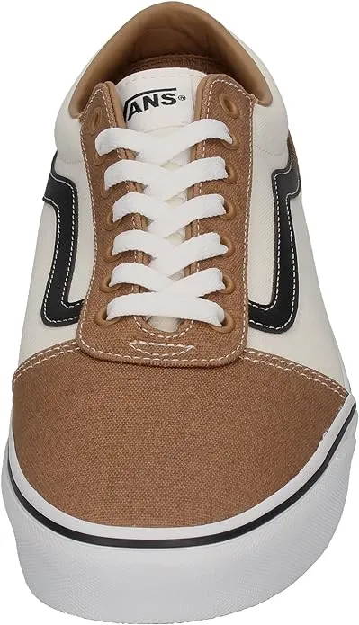 VANS MEN'S WARD RETRO BROWN CANVAS SHOES