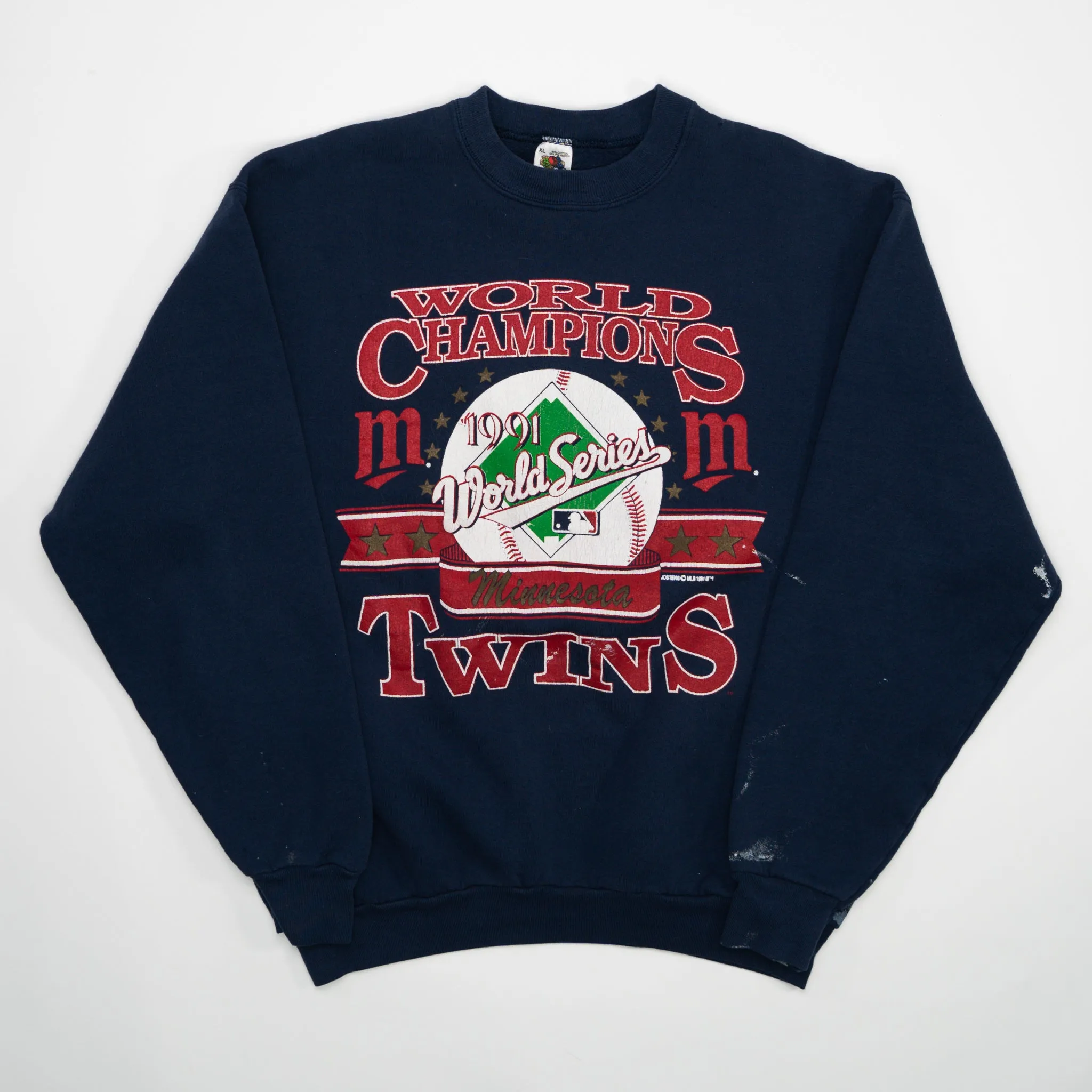 Vintage '91 Minnesota Twins World Champion Series Crewneck (M)