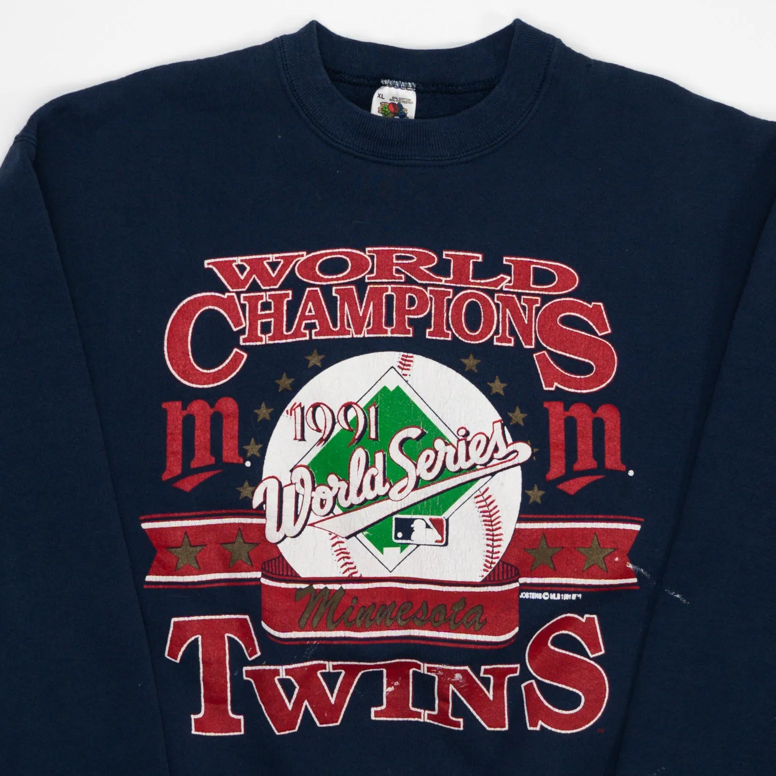 Vintage '91 Minnesota Twins World Champion Series Crewneck (M)