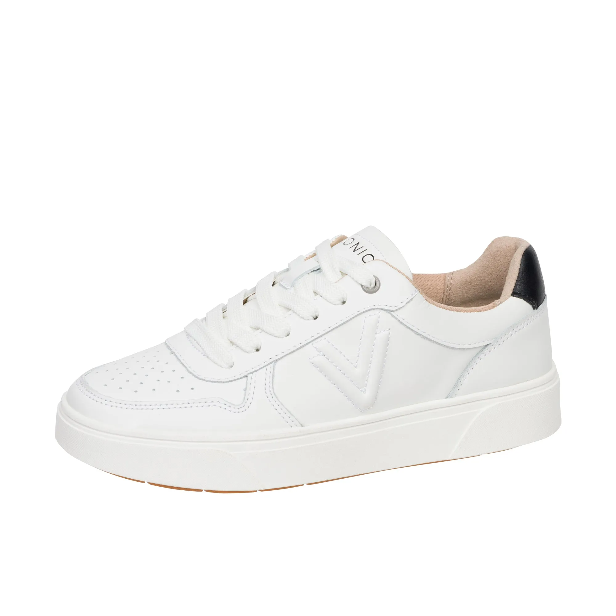 Vionic Womens Kimmie Court Sneaker White